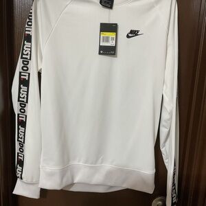 Nike Small Men's White Light Sweater Shirt